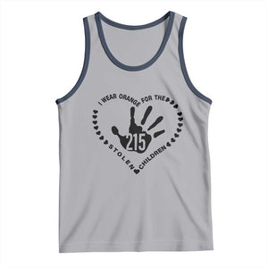 Orange Shirt Day Tank Top I Wear Orange For The Stolen Children 215 Memorial Tribute TS02 Athletic Heather Navy Print Your Wear