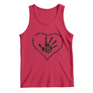Orange Shirt Day Tank Top I Wear Orange For The Stolen Children 215 Memorial Tribute TS02 Red Print Your Wear