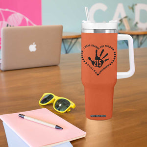 Orange Shirt Day Tumbler With Handle I Wear Orange For The Stolen Children 215 Memorial Tribute TS02 Print Your Wear