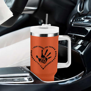 Orange Shirt Day Tumbler With Handle I Wear Orange For The Stolen Children 215 Memorial Tribute TS02 Print Your Wear