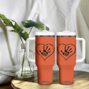 Orange Shirt Day Tumbler With Handle I Wear Orange For The Stolen Children 215 Memorial Tribute TS02 Print Your Wear