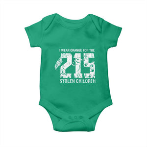 I Wear Orange For The 215 Stolen Children Baby Onesie Orange Shirt Day 215 Memorial Awareness TS02 Irish Green Print Your Wear