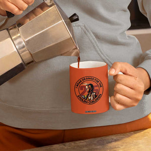 I Wear Orange For The 215 Stolen Children Coffee Mug Indigenous Girl Orange Shirt Day TS02 Print Your Wear