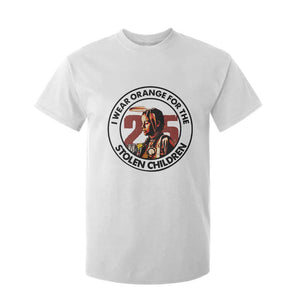 I Wear Orange For The 215 Stolen Children T Shirt For Kid Indigenous Girl Orange Shirt Day TS02 White Print Your Wear