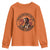I Wear Orange For The 215 Stolen Children Youth Sweatshirt Indigenous Girl Orange Shirt Day TS02 Orange Print Your Wear