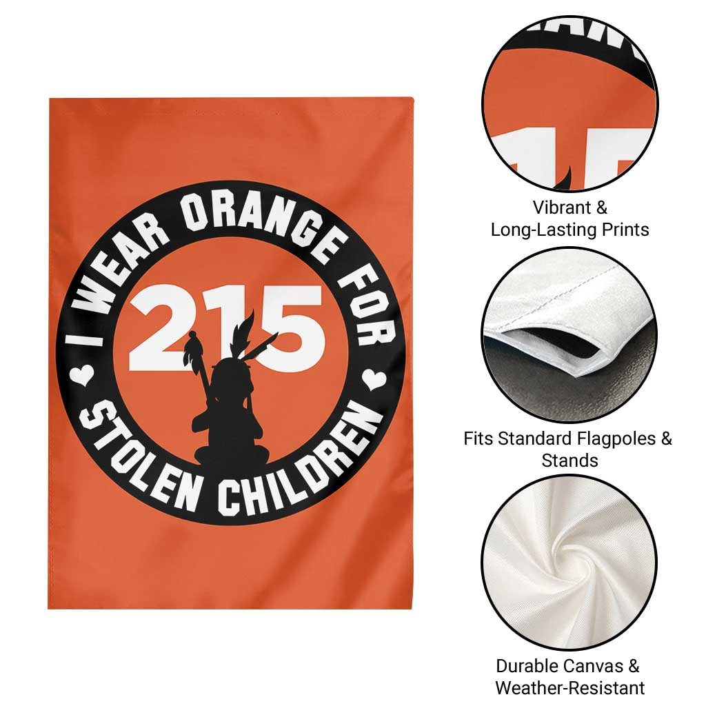 Orange Shirt Day 215 Memorial Garden Flag I Wear Orange For Stolen Children Indigenous Tribute TS02 Print Your Wear