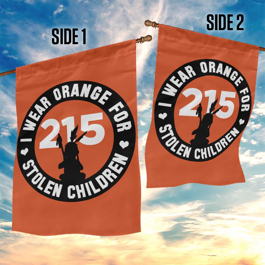 Orange Shirt Day 215 Memorial Garden Flag I Wear Orange For Stolen Children Indigenous Tribute TS02 Print Your Wear