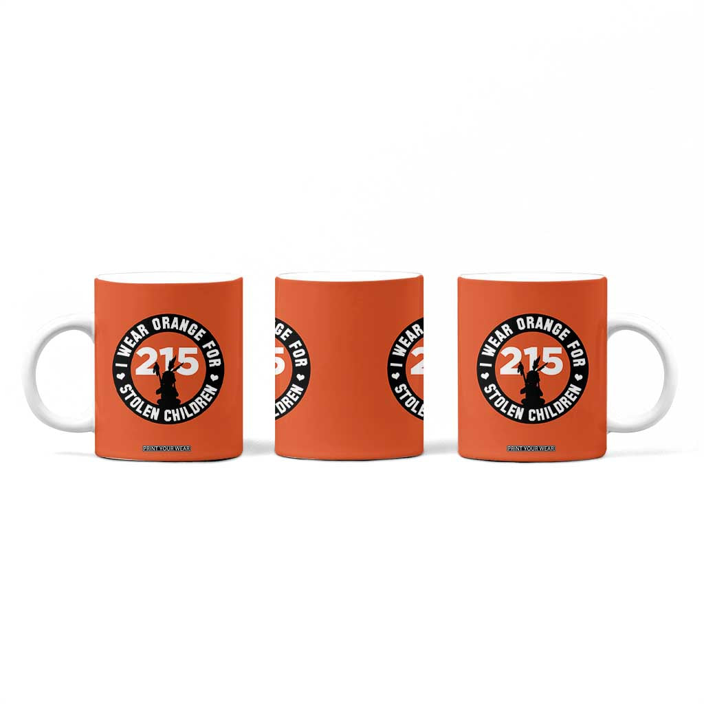 Orange Shirt Day 215 Memorial Coffee Mug I Wear Orange For Stolen Children Indigenous Tribute TS02 Print Your Wear