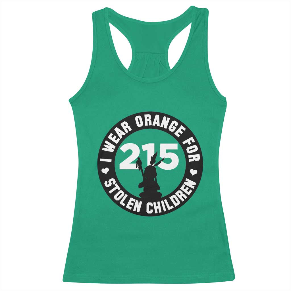 Orange Shirt Day 215 Memorial Racerback Tank Top I Wear Orange For Stolen Children Indigenous Tribute TS02 Irish Green Print Your Wear