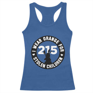 Orange Shirt Day 215 Memorial Racerback Tank Top I Wear Orange For Stolen Children Indigenous Tribute TS02 Royal Blue Print Your Wear
