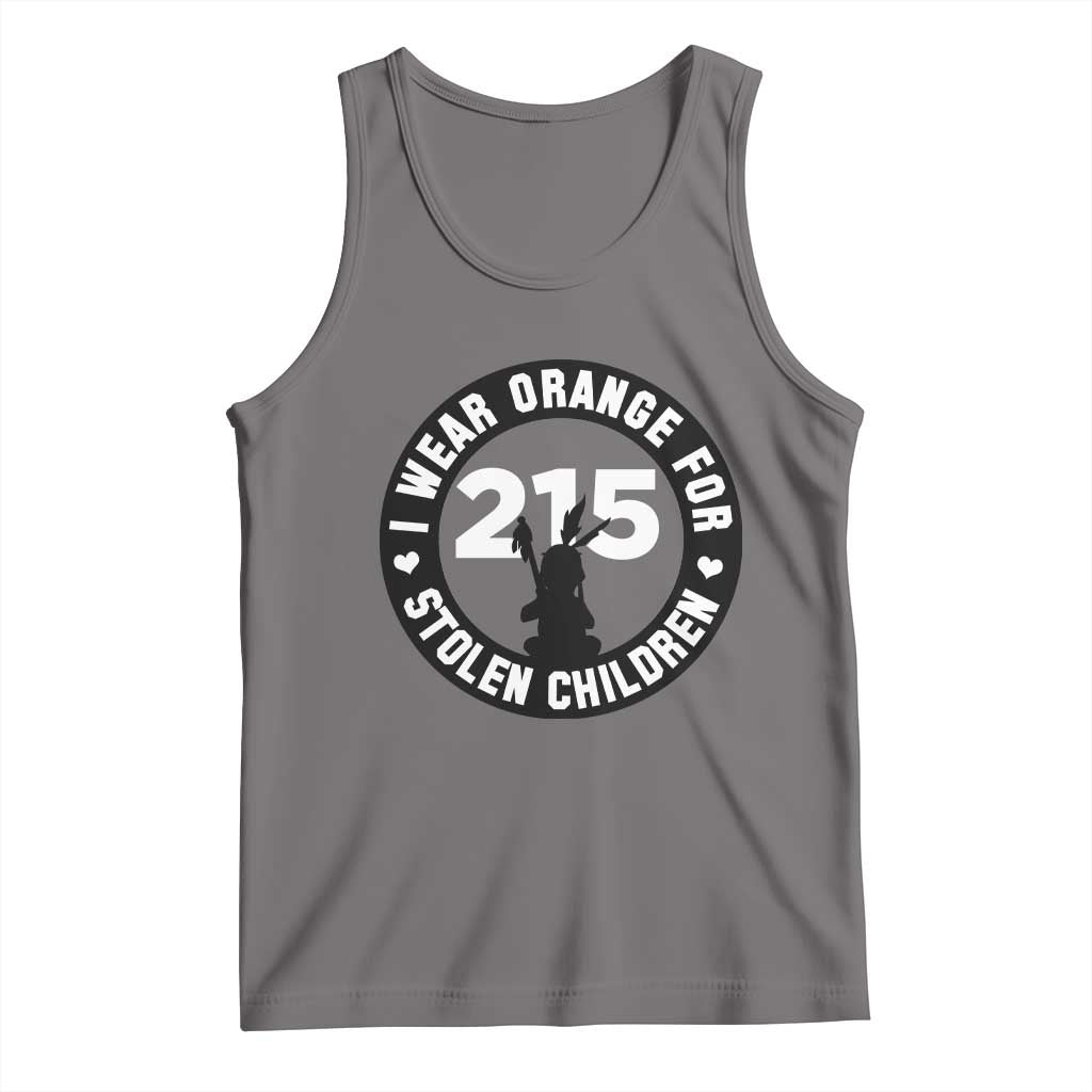 Orange Shirt Day 215 Memorial Tank Top I Wear Orange For Stolen Children Indigenous Tribute TS02 Deep Heather Print Your Wear