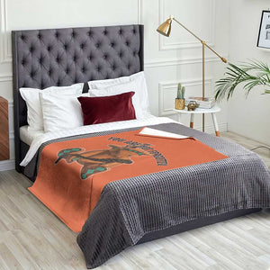 Orange Shirt Day Memorial Bear Throw Blanket You Are Not Forgotten Stolen Children Tribute TS02 Print Your Wear