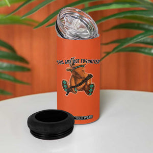 Orange Shirt Day Memorial Bear 4 in 1 Can Cooler Tumbler You Are Not Forgotten Stolen Children Tribute TS02 Print Your Wear