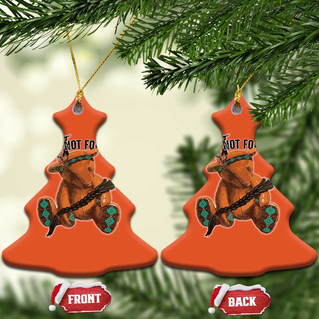 Orange Shirt Day Memorial Bear Christmas Ceramic Ornament You Are Not Forgotten Stolen Children Tribute TS02 Christmas Tree Orange Print Your Wear