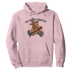 Orange Shirt Day Memorial Bear Hoodie You Are Not Forgotten Stolen Children Tribute TS02 Light Pink Print Your Wear