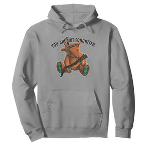 Orange Shirt Day Memorial Bear Hoodie You Are Not Forgotten Stolen Children Tribute TS02 Sport Gray Print Your Wear