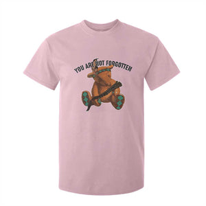 Orange Shirt Day Memorial Bear T Shirt For Kid You Are Not Forgotten Stolen Children Tribute TS02 Light Pink Print Your Wear