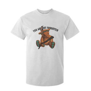 Orange Shirt Day Memorial Bear T Shirt For Kid You Are Not Forgotten Stolen Children Tribute TS02 White Print Your Wear