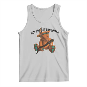 Orange Shirt Day Memorial Bear Tank Top You Are Not Forgotten Stolen Children Tribute TS02 Ash Print Your Wear