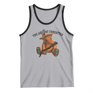 Orange Shirt Day Memorial Bear Tank Top You Are Not Forgotten Stolen Children Tribute TS02 Athletic Heather Black Print Your Wear