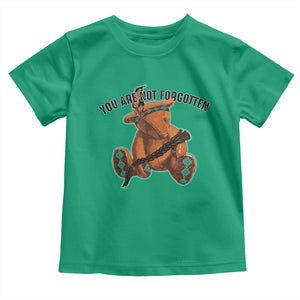 Orange Shirt Day Memorial Bear Toddler T Shirt You Are Not Forgotten Stolen Children Tribute TS02 Irish Green Print Your Wear
