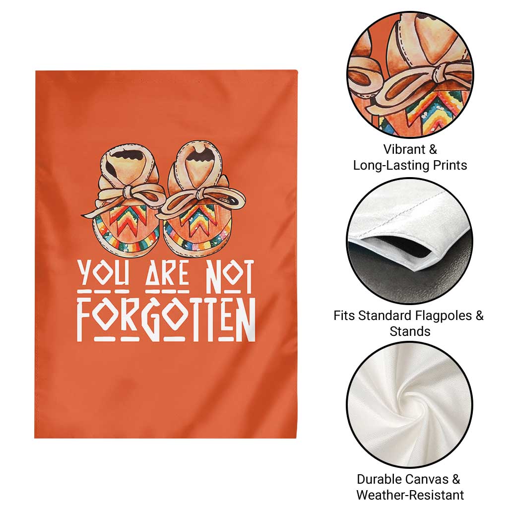Orange Shirt Day Memorial Moccasins Garden Flag You Are Not Forgotten Indigenous Remembrance for Stolen Children TS02 Print Your Wear