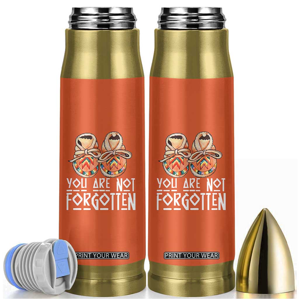 Orange Shirt Day Memorial Moccasins Bullet Tumbler You Are Not Forgotten Indigenous Remembrance for Stolen Children TS02 Orange Print Your Wear