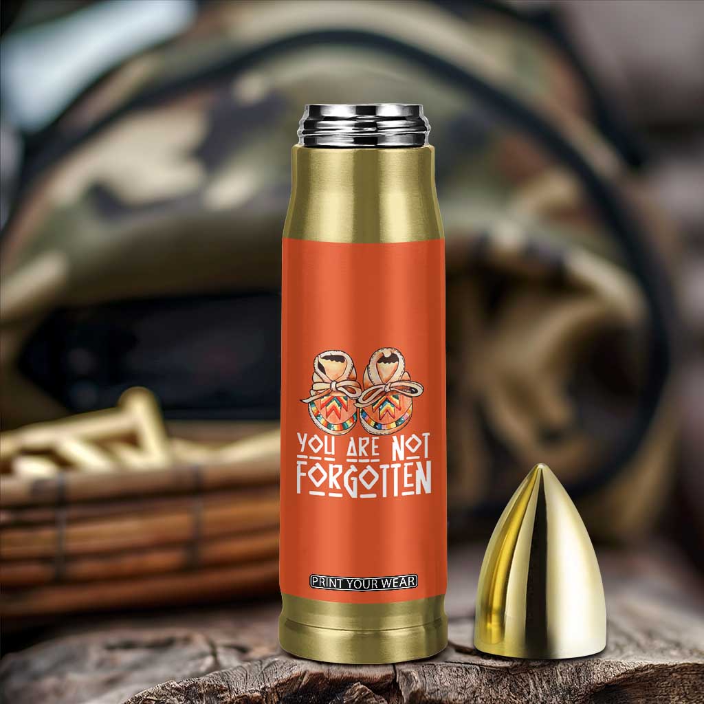 Orange Shirt Day Memorial Moccasins Bullet Tumbler You Are Not Forgotten Indigenous Remembrance for Stolen Children TS02 Print Your Wear