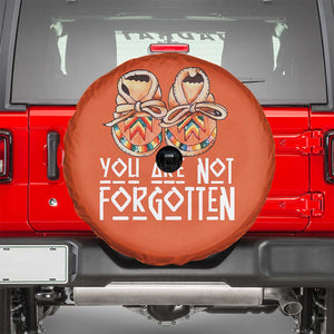 Orange Shirt Day Memorial Moccasins Spare Tire Cover You Are Not Forgotten Indigenous Remembrance for Stolen Children TS02 Orange Print Your Wear