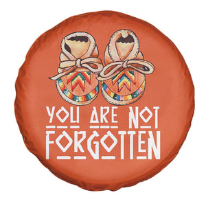 Orange Shirt Day Memorial Moccasins Spare Tire Cover You Are Not Forgotten Indigenous Remembrance for Stolen Children TS02 Print Your Wear