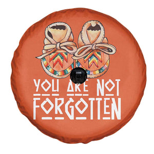 Orange Shirt Day Memorial Moccasins Spare Tire Cover You Are Not Forgotten Indigenous Remembrance for Stolen Children TS02 Print Your Wear
