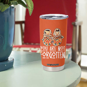 Orange Shirt Day Memorial Moccasins Tumbler Cup You Are Not Forgotten Indigenous Remembrance for Stolen Children TS02 Print Your Wear