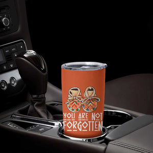Orange Shirt Day Memorial Moccasins Tumbler Cup You Are Not Forgotten Indigenous Remembrance for Stolen Children TS02 Print Your Wear