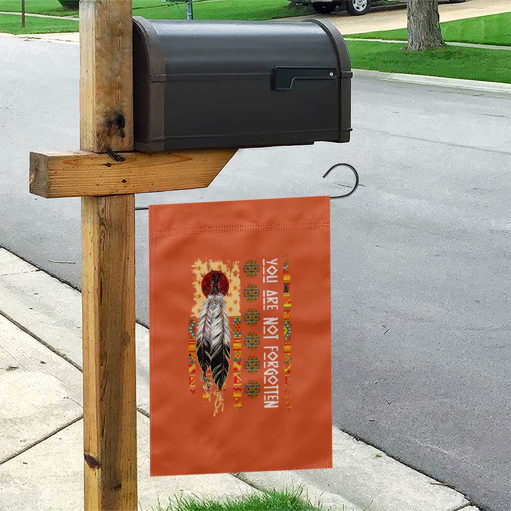 Orange Shirt Day Feather Flag Garden Flag You Are Not Forgotten Indigenous Tribute TS02 Print Your Wear