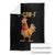 Funny F Caw F Chicken Meme Graphic Throw Blanket Hilarious Cartoon Poultry Humor TS02 Black Print Your Wear
