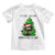 Black Cat Christmas Toddler T Shirt It's Fine I'm Fine Everthing Is Fine Funny Xmas TS02 White Print Your Wear