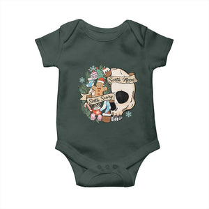 Skull Christmas Baby Onesie Sorta Scary Sorta Merry TS02 Print Your Wear