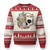 Skull Christmas Ugly Christmas Sweater Sorta Scary Sorta Merry TS02 Red Print Your Wear