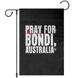 Pray for Bondi Australia Garden Flag Memorial Unity and Support Tribute TS02 Black Print Your Wear