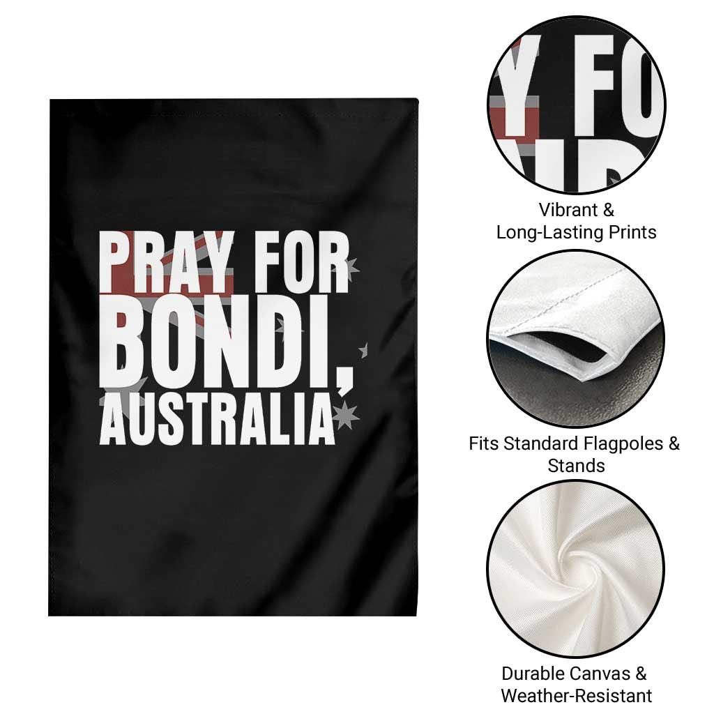 Pray for Bondi Australia Garden Flag Memorial Unity and Support Tribute TS02 Print Your Wear