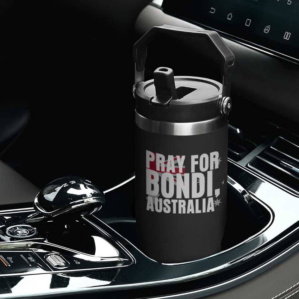Pray for Bondi Australia Flip Straw Tumbler Memorial Unity and Support Tribute TS02 Print Your Wear