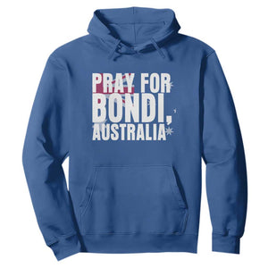 Pray for Bondi Australia Hoodie Memorial Unity and Support Tribute TS02 Royal Blue Print Your Wear