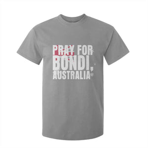 Pray for Bondi Australia T Shirt For Kid Memorial Unity and Support Tribute TS02 Sport Gray Print Your Wear