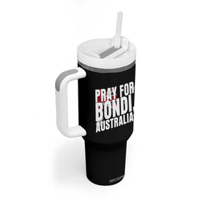 Pray for Bondi Australia Tumbler With Handle Memorial Unity and Support Tribute TS02 Print Your Wear