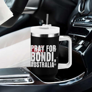 Pray for Bondi Australia Tumbler With Handle Memorial Unity and Support Tribute TS02 Print Your Wear