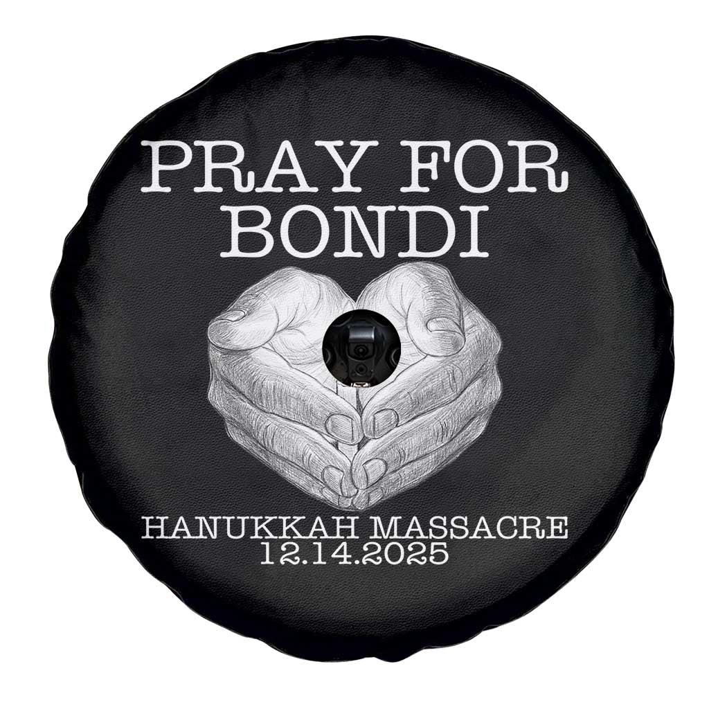 Pray for Bondi Australia Spare Tire Cover Hanukkah Memorial December 14 Tribute Support TS02 Print Your Wear