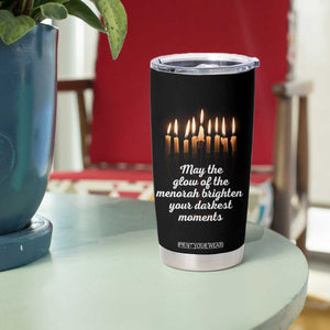 Jewish Faith and Pray Lights Tumbler Cup May The Glow Of The Menorah Brighten Your Darkest Moments TS02 Print Your Wear