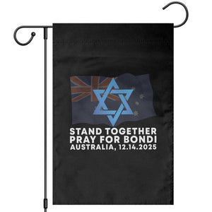 Jewish Strong Stand Together Garden Flag Pray for Bondi Australia Hanukkah Dec 14 2025 Remembrance TS02 Black Print Your Wear