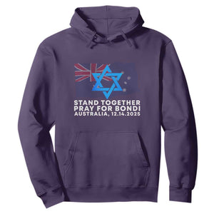 Jewish Strong Stand Together Hoodie Pray for Bondi Australia Hanukkah Dec 14 2025 Remembrance TS02 Purple Print Your Wear