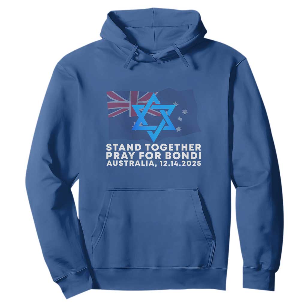 Jewish Strong Stand Together Hoodie Pray for Bondi Australia Hanukkah Dec 14 2025 Remembrance TS02 Royal Blue Print Your Wear